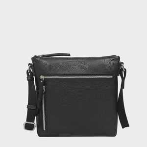 Bolso cruzado de cuero genuino de alta calidad Acabado en grano De Guijarro natural Estilo vintage-Directo Fabricante de proveedores indios superiores - Product Image 1