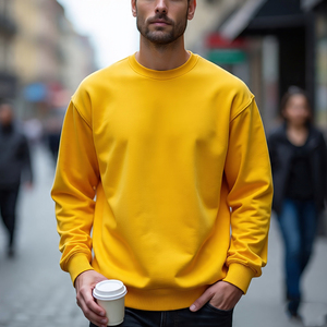 Sudaderas de manga corta personalizadas para hombre, sudaderas de invierno de punto transpirables para hombre, logotipo personalizado - Product Image 4