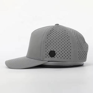 Nuevas gorras de béisbol de moda para hombres y mujeres, venta al por mayor, gorra de béisbol transpirable de 6 paneles de algodón OEM deportiva lisa con logotipo personalizado - Product Image 3