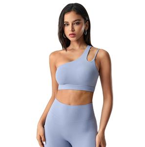 New <b>Womens</b> Solid Mid <b>Waist</b> Front Logo Lightweight Backless Sports Sling Yoga 2 Piece Set Breathable Quick Dry Fitness Yoga Set - Product Image 5
