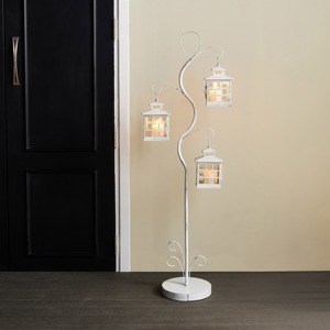 Linterna colgante blanca estilo forma de árbol para decoración del hogar Interior Exterior jardín Patio café y usos festivos de la India - Product Image 2