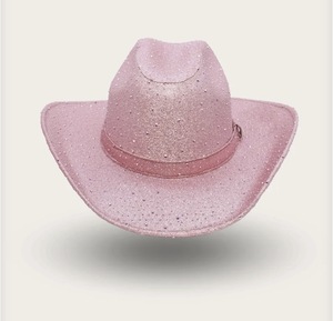 Handcrafted Glitter Faux Fur Cloche Wide Brim Formal Party Unisex Multiple Colors Available Mexico Origin - Product Image 3