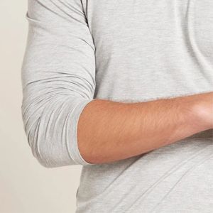 Sports-Ready Men's Long Sleeve Tee - Lightweight, <b>Moisture</b>-<b>Wicking</b>, Breathable Fabric - Product Image 6