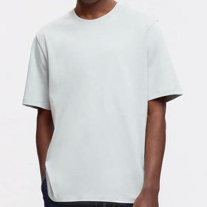 T-shirts pour hommes 100% coton, t-shirt en jersey biologique pour hommes, manches courtes, t-shirt décontracté pour hommes, tee-shirt d'été - Product Image 4