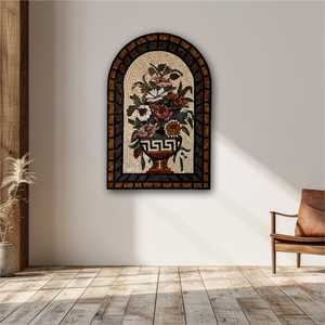 Pétales grecques Premium Artisanal Mosaïque Wall Art Décor Suspendu pour Quirky Home - Product Image 1