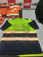 2025 haute visibilité jaune marine chemise de sécurité confortable coton Polyester personnalisable Logo étanche à l'eau haine transfert réfléchissant