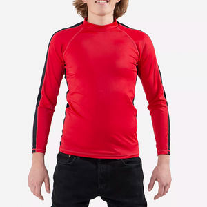 เสื้อรัดรูปแขนยาวสำหรับผู้ชายไซส์ใหญ่ ระบายอากาศได้ดี แห้งเร็ว น้ำหนักเบา ป้องกันแบคทีเรีย เป็นมิตรกับสิ่งแวดล้อม UPF50 100% - Product Image 1