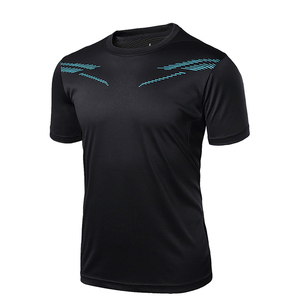 Camiseta Deportiva de Manga Corta para Hombre, Nueva Colección 2025, Ligera, de Secado Rápido, Transpirable, 100% Poliéster, para Correr, Gimnasio, Fisicoculturismo - Product Image 1