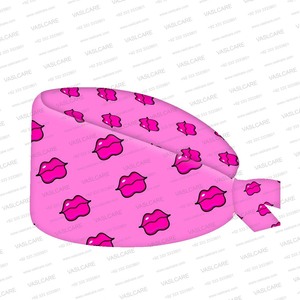 Gorros de enfermera para mujer, gorros de enfermería con botón, gorros exfoliantes elásticos ajustables, gorros de enfermera con patrón estampado de Batmen de colores bonitos - Product Image 6