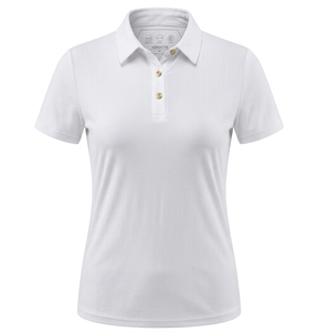 เสื้อโปโลผู้หญิง ผ้าริบเนื้อนุ่ม 200 GSM ผสมคอตตอนและโพลีเอสเตอร์ สีเหลืองมัสตาร์ด ระบายอากาศได้ดี ปักโลโก้ตามสั่ง - Product Image 4