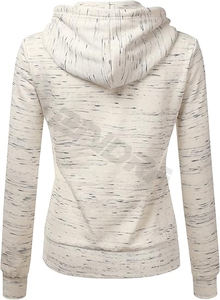 Vente en gros Nouveau sweat à capuche femme décontracté couleur unie à manches longues pull surdimensionné sweats tricot sweat à capuche pour femme - Product Image 3