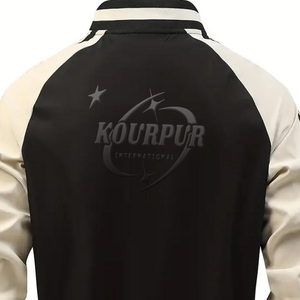 เสื้อแจ็กเก็ตผ้าแคนวาสแบบลำลองสำหรับผู้ชายผ้าแคนวาสแบบคอตั้งปักโลโก้ได้ตามต้องการสำหรับฤดูหนาว - Product Image 6