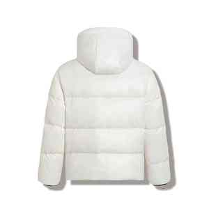 Haute qualité canard vêtements de travail vêtements minimaliste extérieur épais doudoune avec col montant capuche hiver chaud manteau en gros - Product Image 2