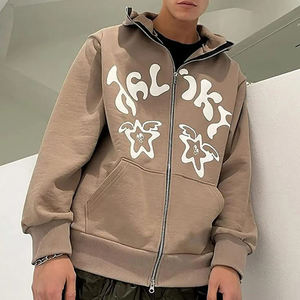 Bouffée Impression Street Style Quantité En Vrac 100% Coton Fait Hommes Hoodies Personnalisé Bas quantité minimale de commande Meilleure Qualité Hommes Hoodies À Vendre - Product Image 3