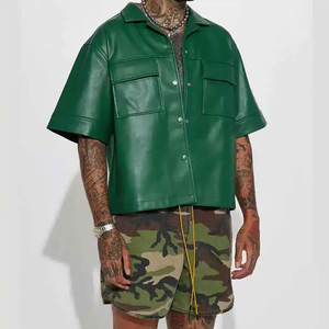 Camisas de Cuero de Diseño Nuevo, Ligeras y de Alta Calidad, Camisas de Cuero Hechas a Mano a Precio Económico al por Mayor para Hombre - Product Image 3