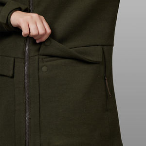 Vente en gros manteau long d'hiver pour femmes veste de chasse avec fermeture à glissière pour la chasse en plein air vêtements de tir - Product Image 6