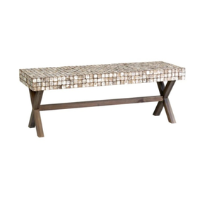 ม้านั่งทำจากไม้กะลามะพร้าวสำหรับลานบ้านห้องนั่งเล่นดีไซน์ทันสมัยแบบเขตร้อนเฟอร์นิเจอร์งานหัตถกรรมกลางแจ้งผลิตในเวียดนาม - Product Image 2