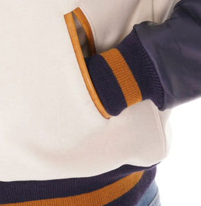 Chaqueta para hombre de alta calidad nuevo diseño ligero hombres Varsity chaqueta al por mayor de manga completa hombres Varsity chaqueta de bajo precio - Product Image 4