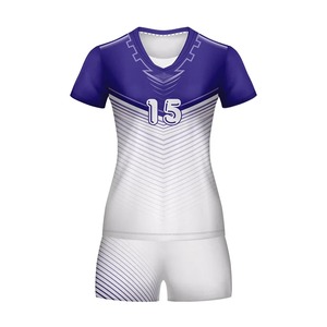 Wholesale Best Quality Custom Sublimation Printed volleyball uniforms Breathable Cheap price Volleyball Uniform - Product Image 1
