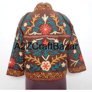 Vêtement d'extérieur traditionnel de mode ethnique, veste en coton non tissé respirant de qualité supérieure, brodée, pour l'été et l'automne, vente en gros - Product Image 4