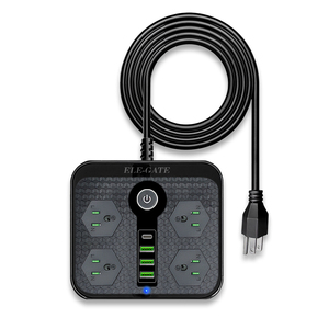 ปลั๊กพ่วงอัจฉริยะอเนกประสงค์ 4 ช่องเสียบ พร้อมพอร์ต USB 3 ช่อง และพอร์ต Type-C 1 ช่อง สำหรับการชาร์จเร็วและปลอดภัย สายยาว 5 เมตร - Product Image 2