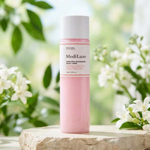 Tónico Lácteo PDRN PINK NICANAMIDE para Piel Grasa, Sensible y con Acné, Vegano, con Glicerina, Ginseng, Cúrcuma, Vitamina E, Aloe Vera, Té Verde - Product Image 1