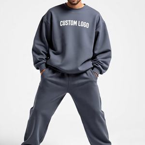 Man's Custom 100% Cotton Oversized Fleece Drop Shoulder French Terry Hoodie <b>Y2k</b> Hip Hop Heavyweight Streetwear <b>Tracksuit</b> - Product Image 3