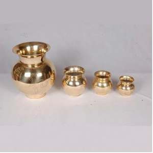 Lota ทองเหลืองสำหรับห้อง Puja lota การออกแบบแบบดั้งเดิม lota ทองเหลืองสำหรับใช้ในบ้าน - Product Image 1