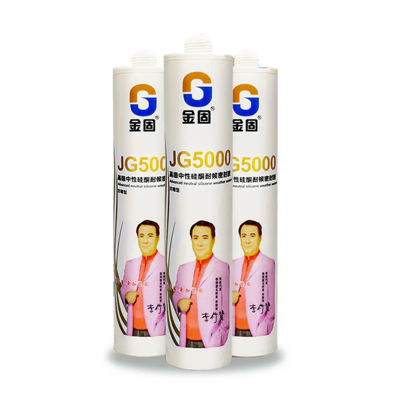 Door and Window Structure Glue Glass Glue Porcelain Transparent Neutral Silicone Sealant Anti-mildew Waterproof White Carton