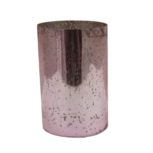Pot de bougie fini argent antique de support votif en verre décoratif de conception unique pour le salon fait à la main personnalisé - Product Image 4