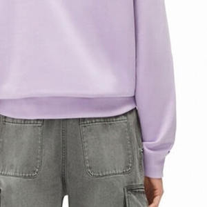 2025 Fashion Men's <b>Sweatshirt</b> 100% Organic Cotton <b>Fleece</b> Hot Sale Wholesale Custom Crewneck OEM for Winter Basics <b>Sweatshirts</b> - Product Image 4