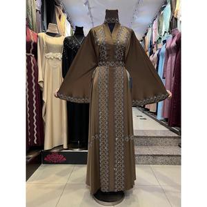 Abaya Moderne Vintage 2026 pour Femme, Faite à la Main avec Perles, Vêtement Islamique Élégant en Nida Premium, Couverture Complète, Idéale pour le Bureau et les Sorties Décontractées - Product Image 3