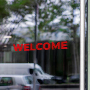 Autocollants en vinyle rouge personnalisés, imperméables, autocollants brillants, résistants aux UV, pour casques de moto, vitres de voiture, magasins - Product Image 3