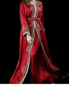 Moroccan Muslim Luxury Beaded Kaftan Dress with Stone Beads Custom Design Handmade New 2022 - Product Image 1