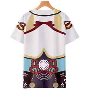 เสื้อเชิ๊ตระบายอากาศมีกระดุมพิมพ์ลายซับลิเมชันตามสั่งเครื่องแบบทีมเบสบอลสำหรับผู้ชายและผู้หญิงชุดกีฬา - Product Image 2