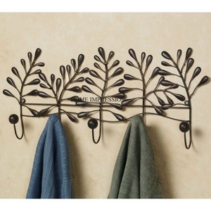 Design Unique Minimaliste Grande Taille En Aluminium Écologique Durable Organisation Murale Crochets Cintres Vintage À La Main Salle De Bains - Product Image 5