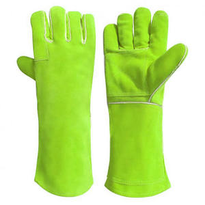 Guantes TIG de cuero industrial de alta calidad para soldadura, palo de seguridad, aplicaciones MIG, fábrica directa de Pakistán para uso laboral - Product Image 1