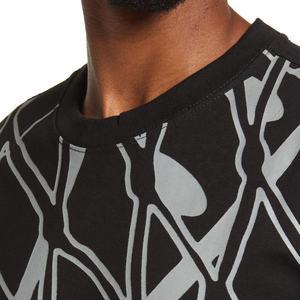 Camiseta negra única de media manga para hombre, camiseta con diseño de impresión personalizada, venta al por mayor, ropa informal para exteriores de bajo pedido - Product Image 4