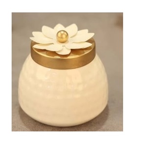 กระป๋องชา กระป๋องขนม กระป๋องช็อกโกแลต งานแฮนด์เมด ดีไซน์วินเทจ คุณภาพสูง ผลิตจากเคลือบอีนาเมล - Product Image 2