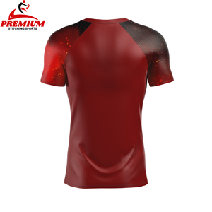 OEM Men's Premium Quality Breathable Rash Guard Sublimation <b>Printed</b> Spandex Gym Fitness <b>Surfing</b> Diving Compression Shirts - Product Image 6