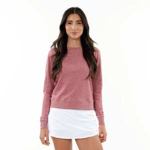 Último estilo, ropa de invierno para exteriores, sudadera cálida para mujer, jersey para mujer, sudadera lisa de manga larga con cuello redondo en blanco - Product Image 1