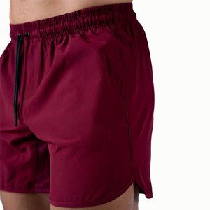 Prix bon marché Short de sport confortable Short de sport 100% coton Short de sport pour hommes Vêtements de fitness avec logo personnalisé Unisexe - Product Image 3