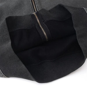 Venta al por mayor de ropa de calle para hombres Sudadera con capucha pasamontañas personalizado con OEM 100% algodón polar logotipo frontal colocación - Product Image 2