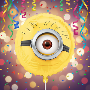 Ballon Minions en aluminium 43 cm, décoration de fête, sac de 2 pièces - Product Image 3