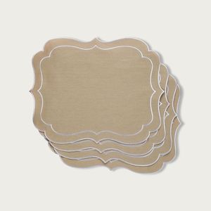 Manteles DE MESA DE LINO bordados de alta calidad perfectos para decoración del hogar de lujo y celebraciones festivas - Product Image 4