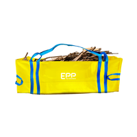 Sac jumbo en polypropylène durable de 4,5 mètres cubes, antistatique, traité anti-UV, pour déchets de construction, industrie, bac à déchets FIBC