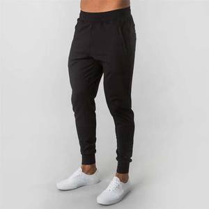 Pantalones Deportivos Personalizados para Hombre, de Poliéster/Algodón, Estilo Casual Urbano, Corte Ajustado, Ropa Deportiva, Pantalones de Felpa, Azul Marino - Product Image 3