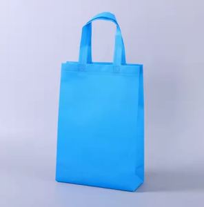 Eco-supermercado reciclado PP no tejido D-Cut termosellado bolsa de compras carta bolsas de mano no tejidas para llevar comestibles regalo - Product Image 4