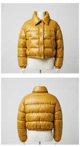 La mejor nueva moda transpirable chaquetas personalizadas para mujer 2025 Color sólido con cremallera ropa de invierno chaquetas acolchadas personalizadas para mujer - Product Image 6