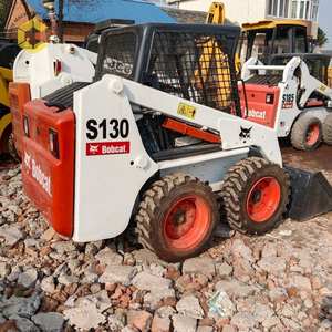 Cargadora Compacta Bobcat S130 Usada de Origen Japonés, Precio de Fábrica, Calidad Garantizada, Carga Nominal de 600 kg, para Obras de Construcción - Product Image 1